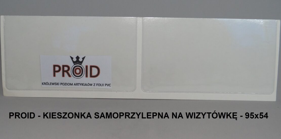 Kieszonka samoprzylepna na wizytowke 95x54 1